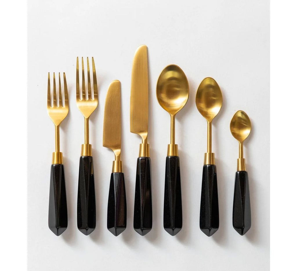 Modern Minimalist Cutlery Set, Timeless Flatware for Family Gatherings & Festive Dining