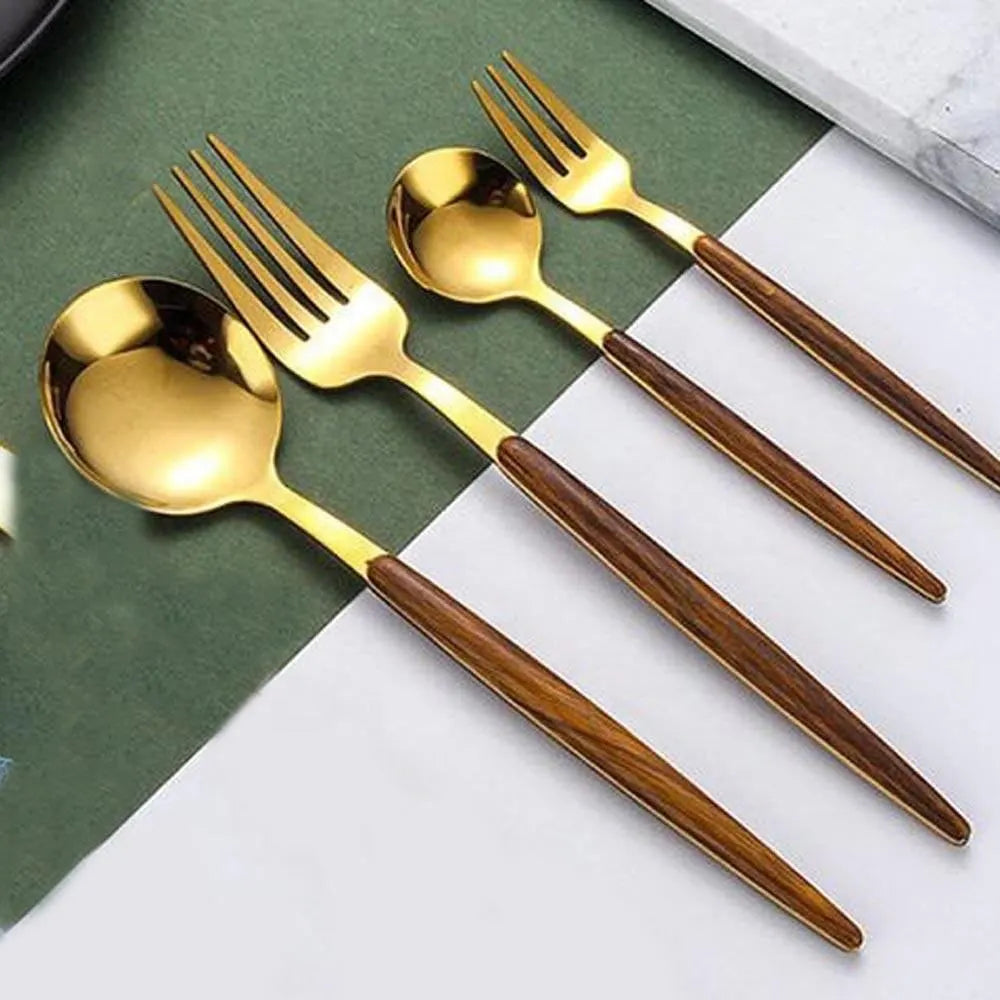 TIME 2 DECOR Modern Royal Style Stainless Steel Cutlery Set, for Catering, Party, Restaurant & Home Use