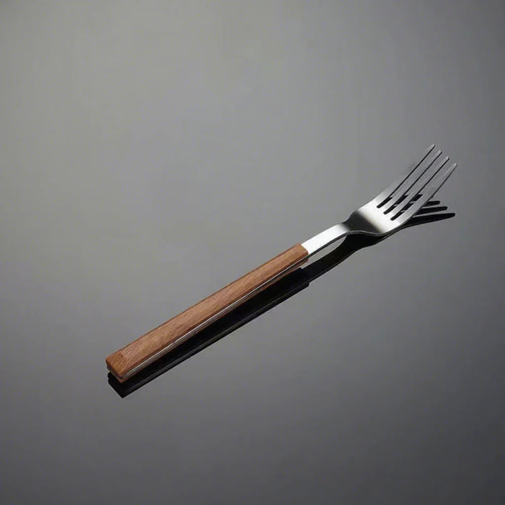 High Quality Wood Grain ABS Handle Stainless Steel Cutlery Set, Reusable Flatware