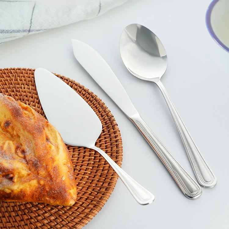 Exquisite Handle Luxury Flatware Set, Modern Designer Cutlery for Hotel & Party Use