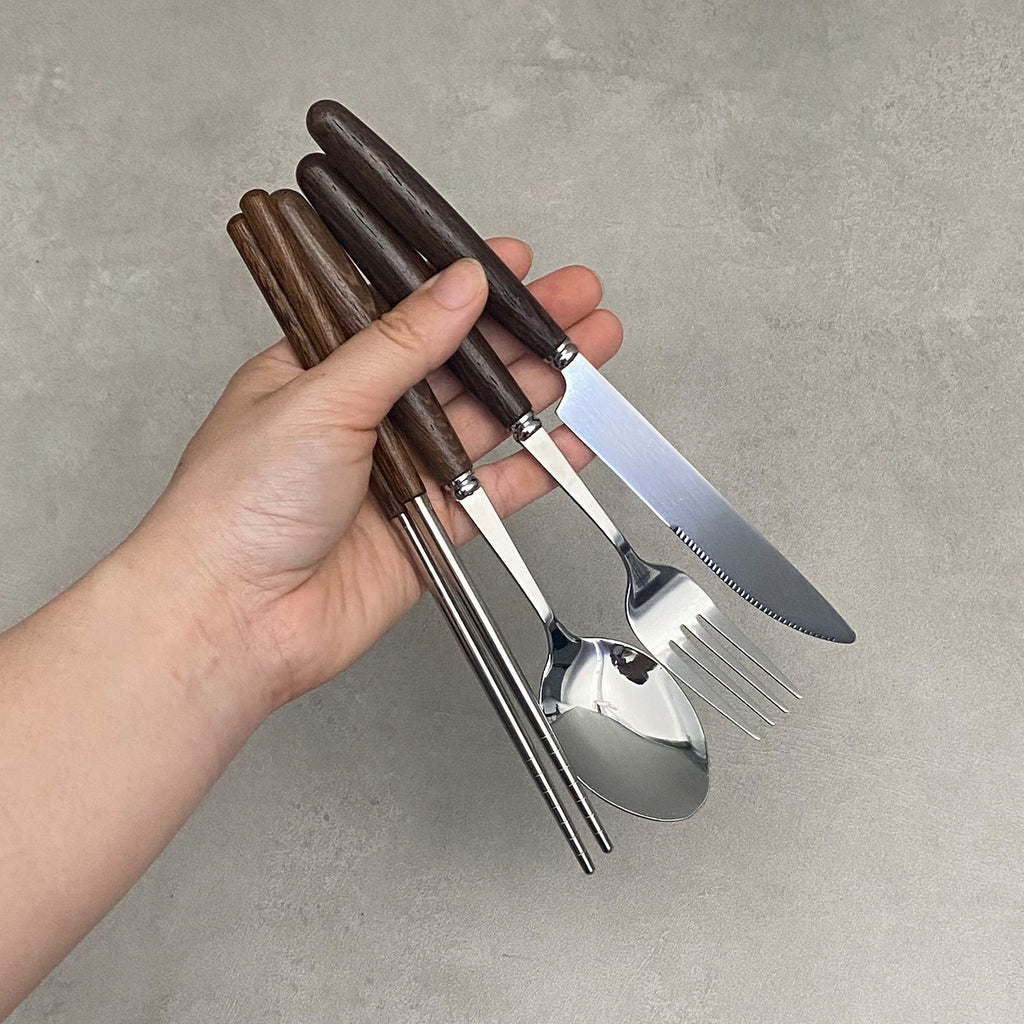 Durable Stainless Steel Cutlery Set for Hotel, Restaurant and Catering Use, Modern Minimalist Flatware